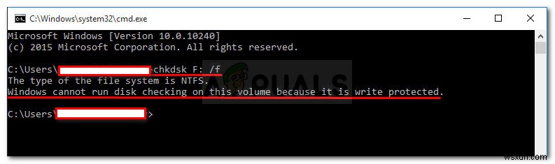 Khắc phục: Windows không thể kiểm tra đĩa trên ổ này vì nó được bảo vệ ghi