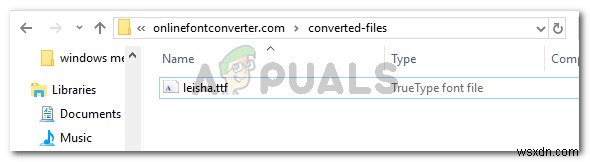Khắc phục: File không phải là font hợp lệ trên Windows