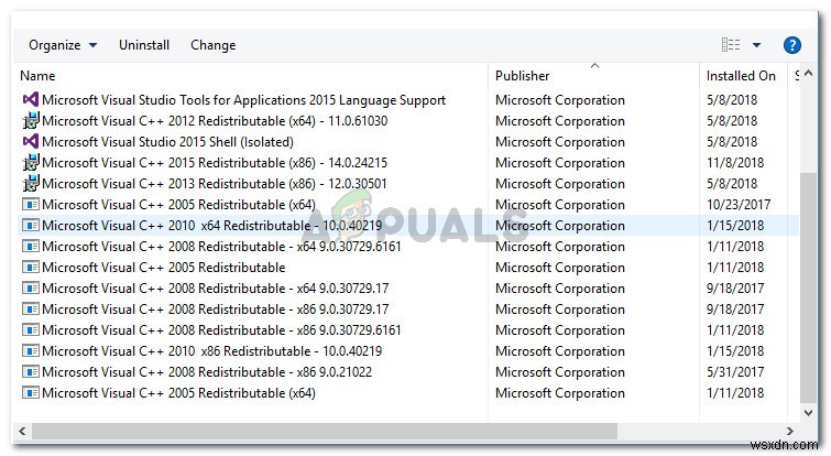 Sửa lỗi: Đã xảy ra lỗi trong quá trình cài đặt assembly Microsoft.VC80.CRT