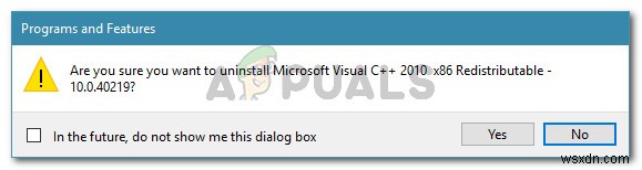 Sửa lỗi: Đã xảy ra lỗi trong quá trình cài đặt assembly Microsoft.VC80.CRT