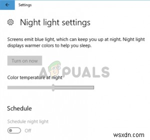 Sửa lỗi Night Light (Chế độ ban đêm) không hoạt động trên Windows 10
