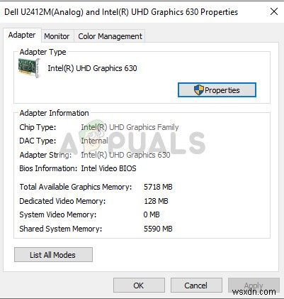 Cách kiểm tra card đồ họa (GPU) trên máy tính/Laptop