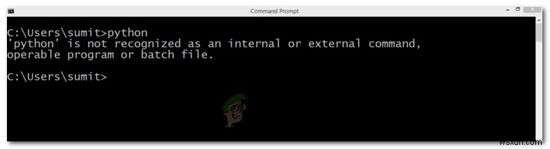 Khắc phục: Python không được nhận diện là lệnh nội bộ hoặc bên ngoài