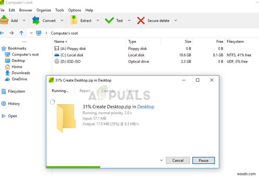 Cách mở tệp RAR trong Windows 10