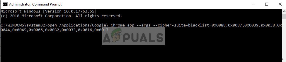 Khắc phục: Server có khóa công khai Diffie-Hellman tạm thời yếu