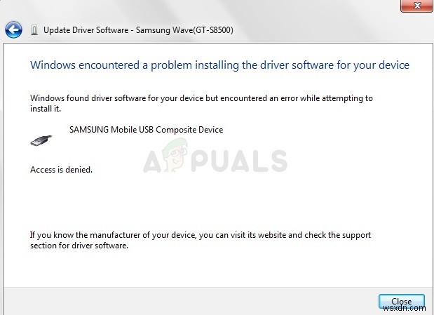 Khắc phục: Windows gặp sự cố khi cài đặt phần mềm driver cho thiết bị của bạn