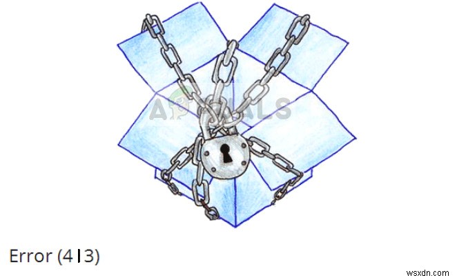 Cách khắc phục lỗi Dropbox 413