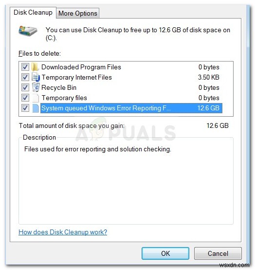 Cách khắc phục lỗi Không thể xóa tệp Báo cáo lỗi Windows đã xếp hàng hệ thống