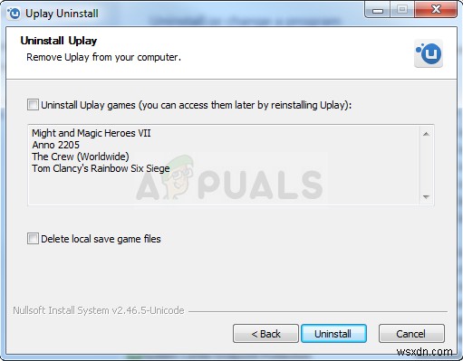Khắc phục: Uplay phát hiện lỗi không thể khôi phục và phải tắt