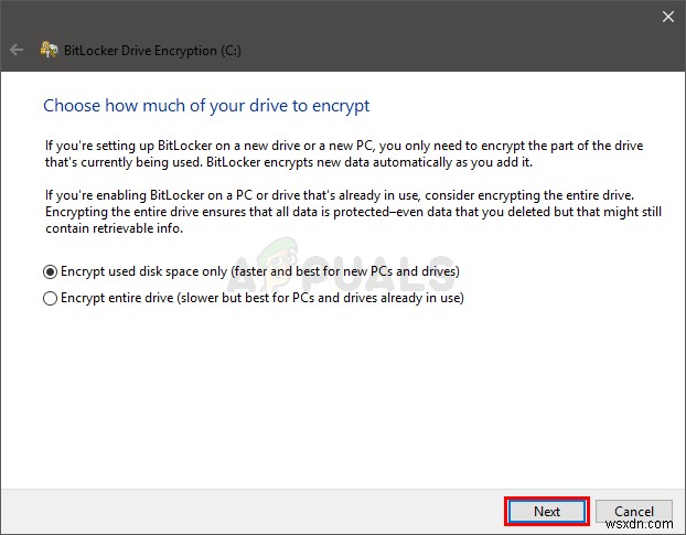 Cách bật/tắt BitLocker cho ổ hệ thống trên Windows 10