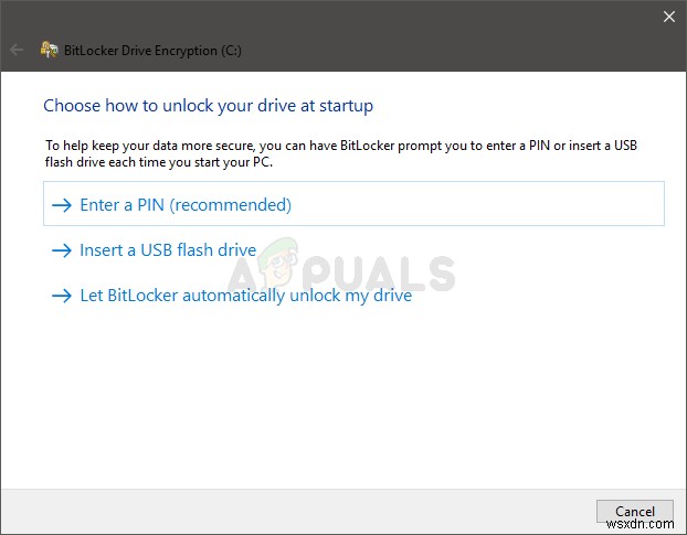 Cách bật/tắt BitLocker cho ổ hệ thống trên Windows 10