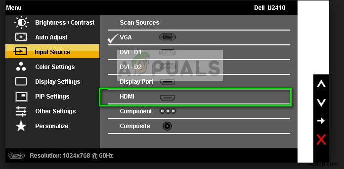 Khắc phục: HDMI không có tín hiệu (No Signal)