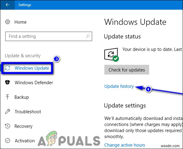 Cách gỡ cài đặt cập nhật Windows