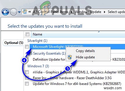 Cách gỡ cài đặt cập nhật Windows