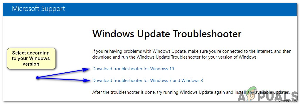 Cách sử dụng Windows Update Troubleshooter trên Windows 8 và 10