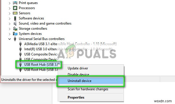 Sửa lỗi: Surtension (Power Surge) trên cổng USB