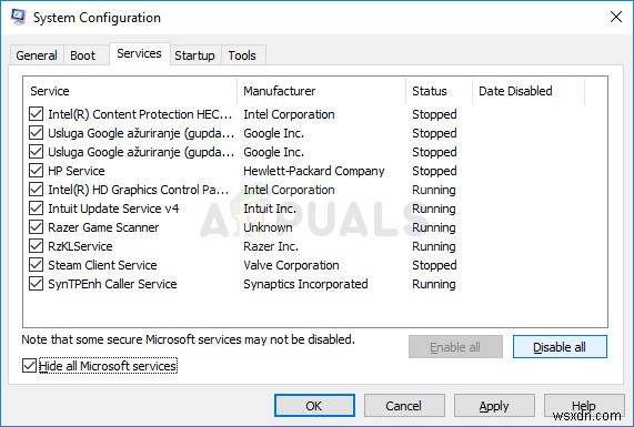 Sửa lỗi: Windows Media Player Server Execution Failed