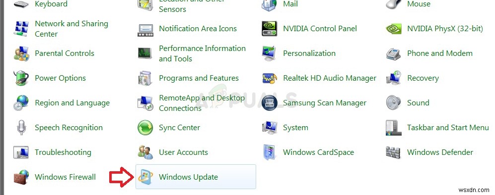 Khắc phục: Lỗi Windows Update mã 80070308