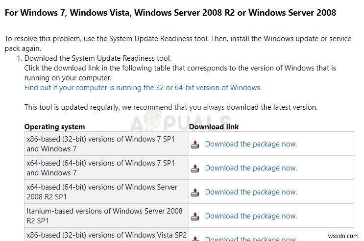 Khắc phục: Lỗi Windows Update mã 80070308