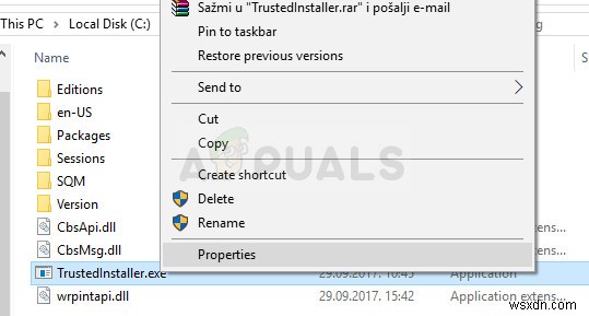 Khắc phục: Windows Resource Protection Could not Start the Repair Service (Bảo vệ tài nguyên Windows không thể khởi động dịch vụ sửa chữa)
