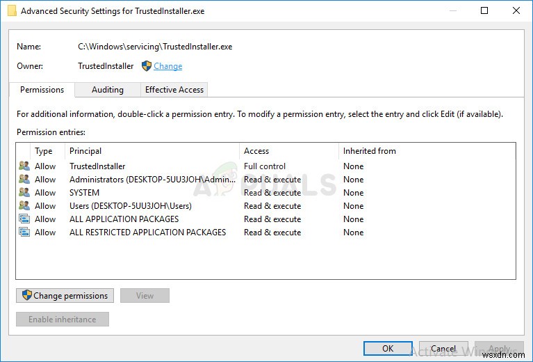 Khắc phục: Windows Resource Protection Could not Start the Repair Service (Bảo vệ tài nguyên Windows không thể khởi động dịch vụ sửa chữa)