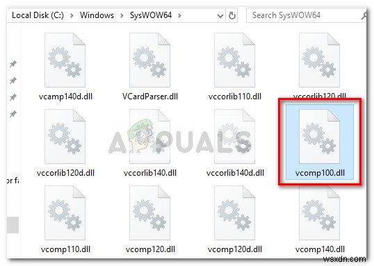Khắc phục: Lỗi  vcomp110.dll is missing 