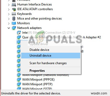 Khắc phục: Windows không tìm thấy driver cho Network Adapter