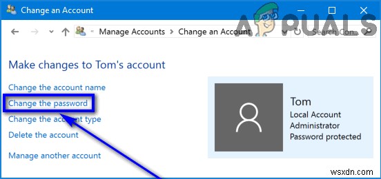 Cách đổi mật khẩu Windows 10