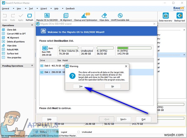 Cách chuyển Windows 10 sang ổ cứng mới (Clone ổ cứng)
