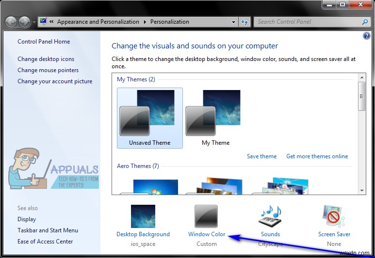 Cách thay đổi màu Taskbar trên Windows