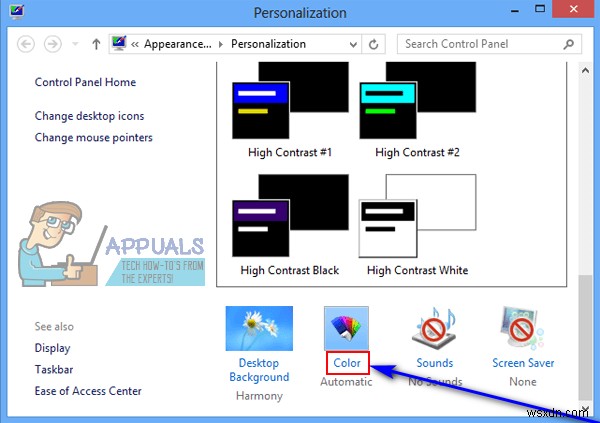 Cách thay đổi màu Taskbar trên Windows