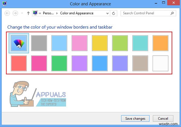 Cách thay đổi màu Taskbar trên Windows