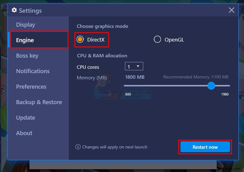 Sửa lỗi: Bluestacks Engine Won t Start (Engine BlueStacks không khởi động)