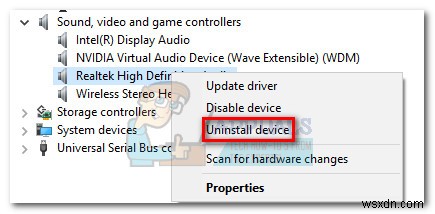Sửa lỗi: Audio Enhancements Problem (Vấn đề tăng cường âm thanh)