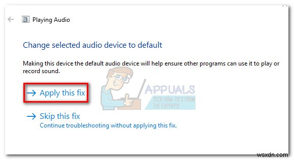 Sửa lỗi: Audio Enhancements Problem (Vấn đề tăng cường âm thanh)