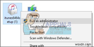 Sửa lỗi: Apple Application Support was not found (Không tìm thấy Apple Application Support)