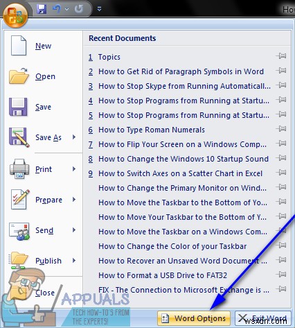 Cách ẩn ký hiệu đoạn văn (Paragraph Symbols) trong Microsoft Word