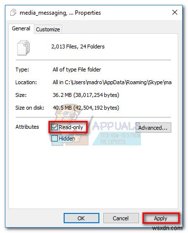 Khắc phục: Skype báo Not enough storage is available to process this command (Không đủ bộ nhớ để xử lý lệnh)