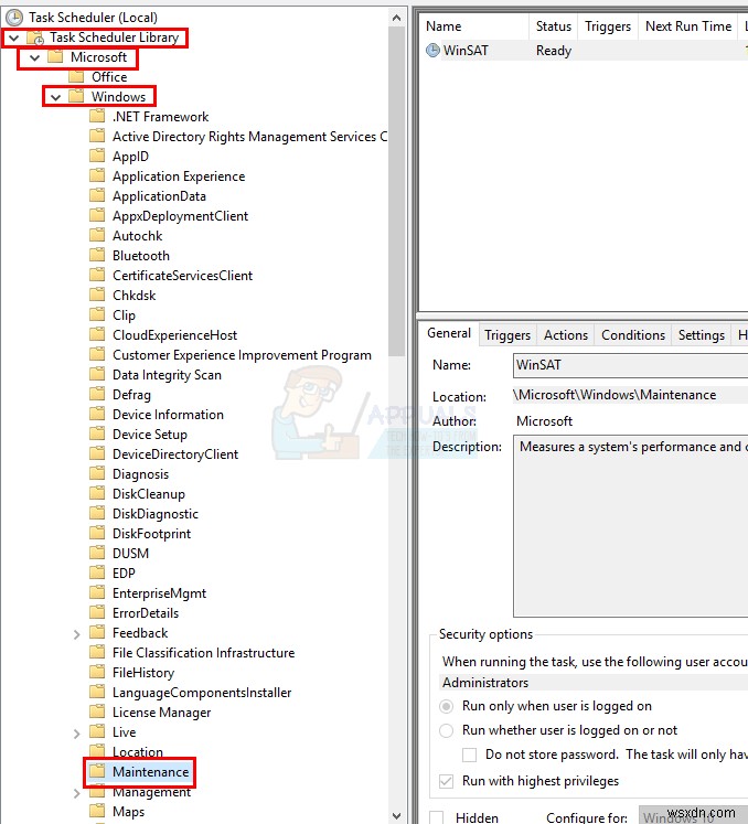 Khắc phục: Lỗi Windows System Assessment Tool (winsat.exe) has stopped working