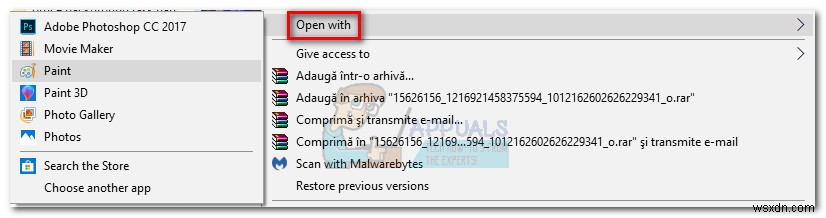 Sửa lỗi: Windows Photo Viewer không thể mở hình ảnh này