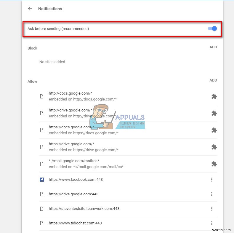 Cách tắt thông báo Facebook trên Google Chrome
