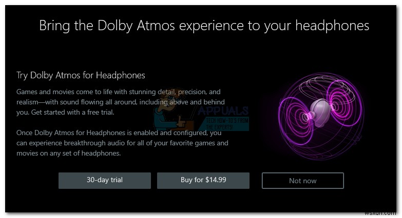 Cách thiết lập Dolby Atmos Spatial Sound trên Windows 10