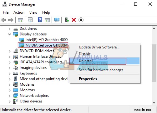 Khắc phục:  Bạn không đang sử dụng màn hình kết nối với GPU NVIDIA 