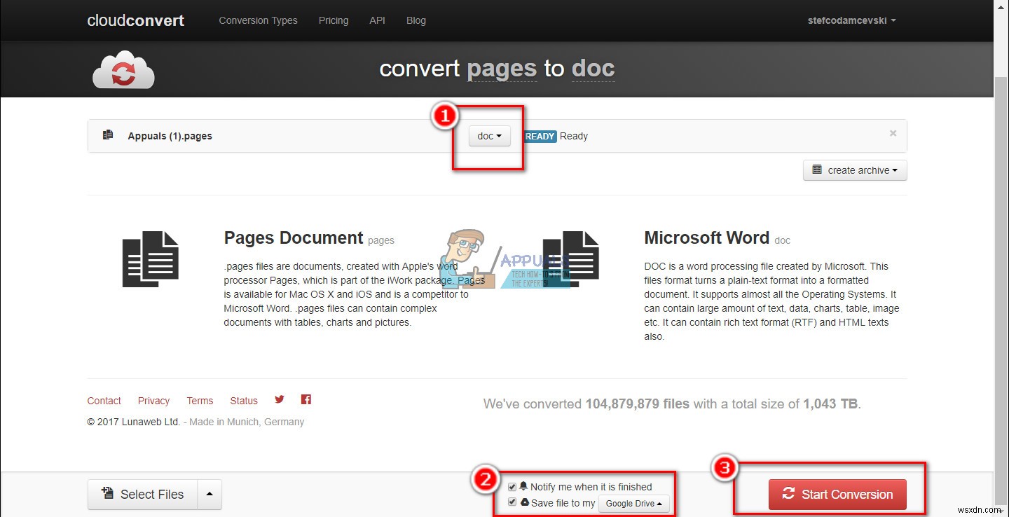 Cách mở file đuôi .pages trên máy tính Windows