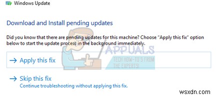 Khắc phục: Windows 10 Update 1709 không cài đặt được