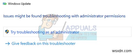Khắc phục: Windows 10 Update 1709 không cài đặt được