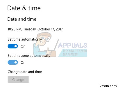 Khắc phục: Windows 10 Update 1709 không cài đặt được