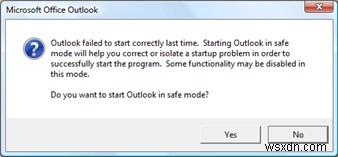 Cách khắc phục Outlook 2007, 2010, 2013, 2016 khởi động ở Chế độ An toàn (Safe Mode)