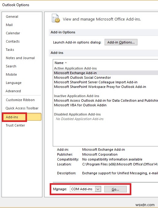 Cách khắc phục Outlook 2007, 2010, 2013, 2016 khởi động ở Chế độ An toàn (Safe Mode)