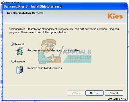 Cách xóa MASetupCleaner.exe của Samsung Kies